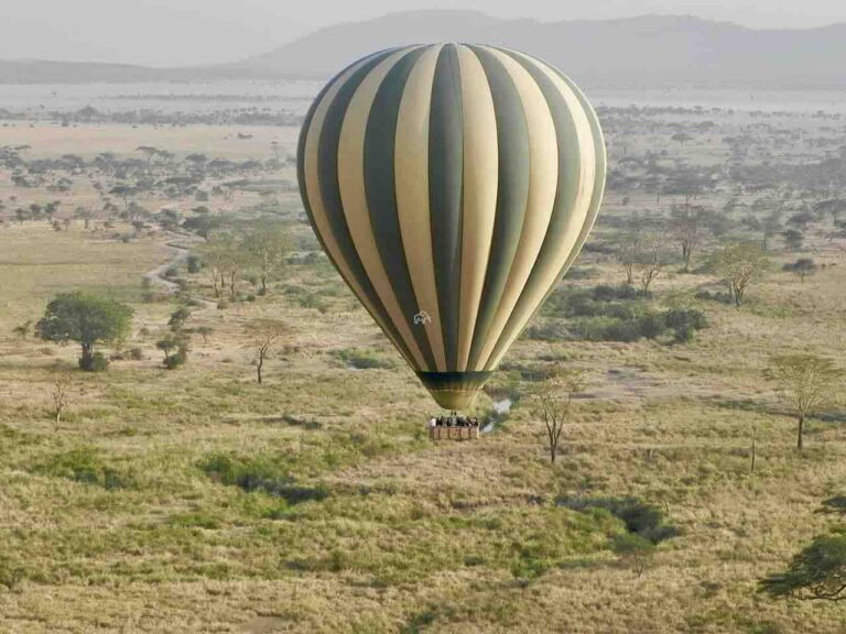 Ballonsafari op de Serengeti op je rondreis door Tanzania