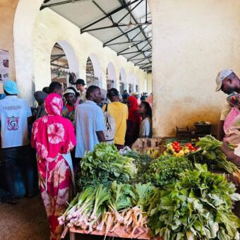 stonetown groentemarkt zanzibar tanzania